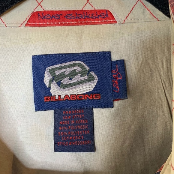 Men’s Billabong Plaid Camp Shirt - Picture 12 of 14